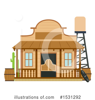 Saloon Clipart #1531292 by BNP Design Studio