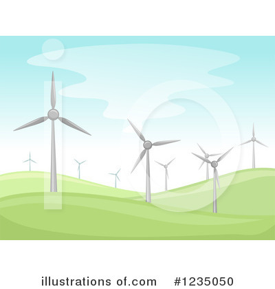 Royalty-Free (RF) Wind Farm Clipart Illustration by BNP Design Studio - Stock Sample #1235050