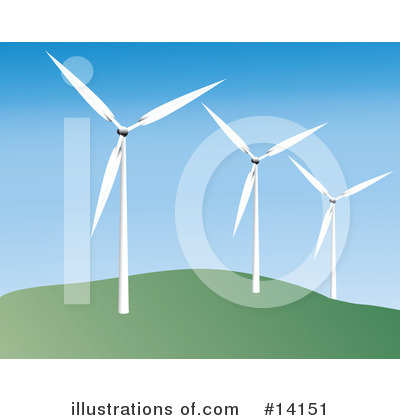 Windmill Clipart #1108797 - Illustration by Dennis Holmes Designs