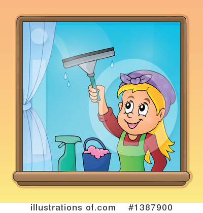 Housekeeping Clipart #1387900 by visekart