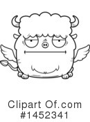 Winged Buffalo Clipart #1452341 by Cory Thoman