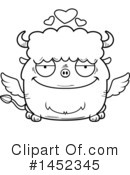 Winged Buffalo Clipart #1452345 by Cory Thoman