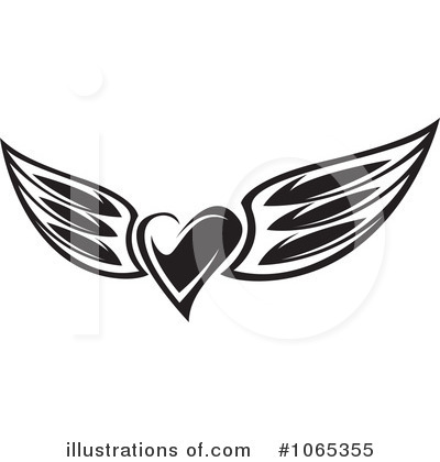 Royalty-Free (RF) Wings Clipart Illustration by Vector Tradition SM - Stock Sample #1065355