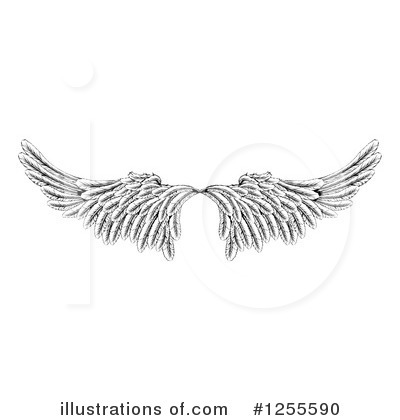 Royalty-Free (RF) Wings Clipart Illustration by AtStockIllustration - Stock Sample #1255590