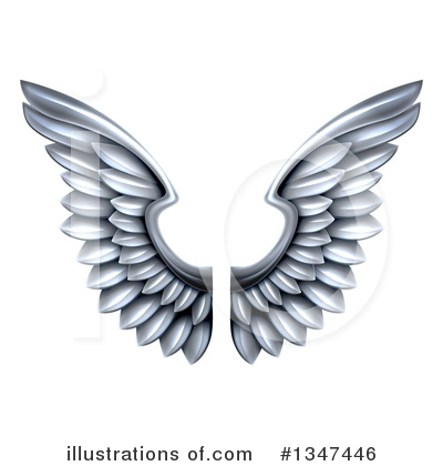 Royalty-Free (RF) Wings Clipart Illustration by AtStockIllustration - Stock Sample #1347446