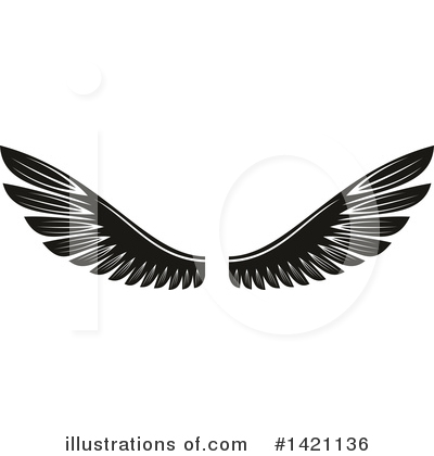 Wing Clipart #1421136 by Vector Tradition SM