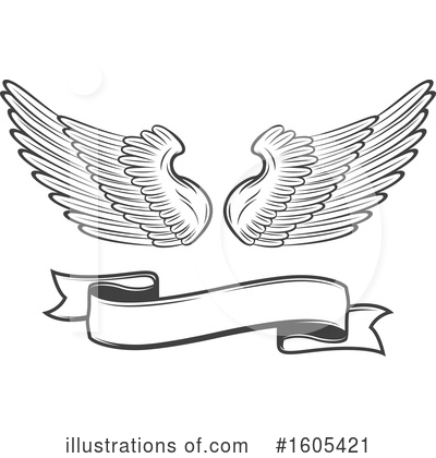 Wing Clipart #1605421 by Vector Tradition SM