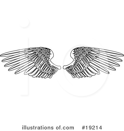 Royalty-Free (RF) Wings Clipart Illustration by AtStockIllustration - Stock Sample #19214