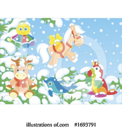 Royalty-Free (RF) Winter Clipart Illustration by Alex Bannykh - Stock Sample #1693791