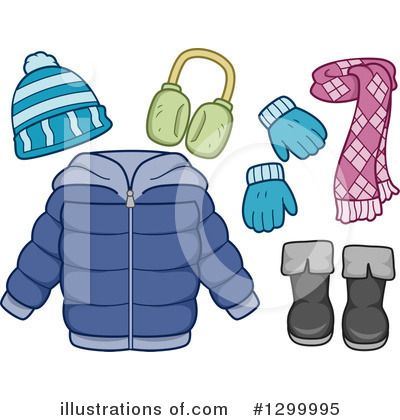 Winter Apparel Clipart #1299995 by BNP Design Studio