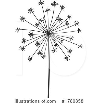 Dandelion Clipart #1780858 by Vector Tradition SM