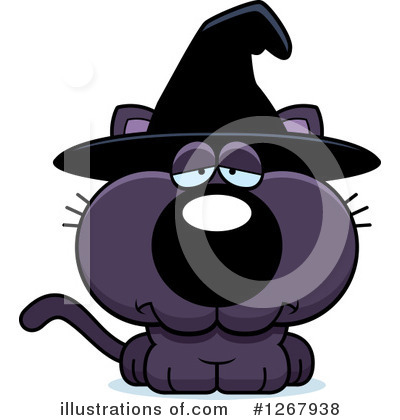 Witch Cat Clipart #1267938 by Cory Thoman