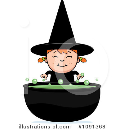 Witch Clipart #1091368 by Cory Thoman