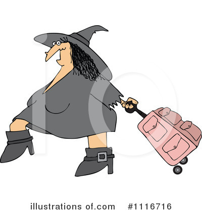 Royalty-Free (RF) Witch Clipart Illustration by djart - Stock Sample #1116716