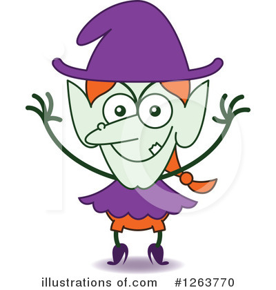 Witch Clipart #1263770 by Zooco