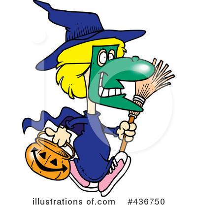 Witch Clipart #436750 by toonaday