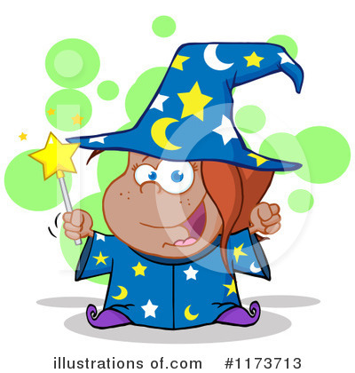 Royalty-Free (RF) Wizard Clipart Illustration by Hit Toon - Stock Sample #1173713