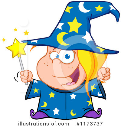 Royalty-Free (RF) Wizard Clipart Illustration by Hit Toon - Stock Sample #1173737