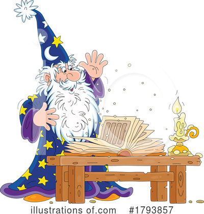 Royalty-Free (RF) Wizard Clipart Illustration by Alex Bannykh - Stock Sample #1793857