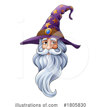 Royalty-Free (RF) Wizard Clipart Illustration by AtStockIllustration - Stock Sample #1805830