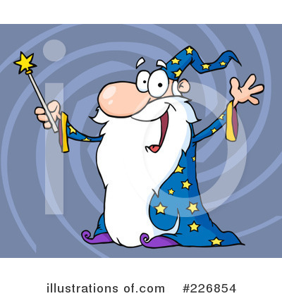 Royalty-Free (RF) Wizard Clipart Illustration by Hit Toon - Stock Sample #226854