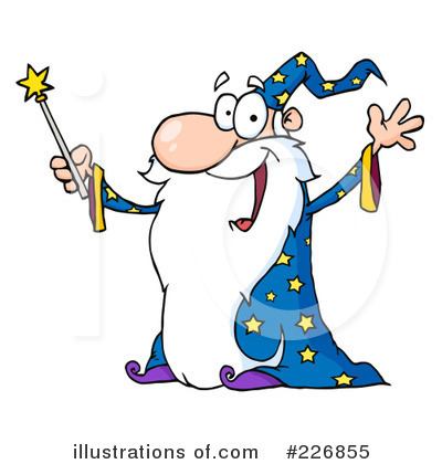 Royalty-Free (RF) Wizard Clipart Illustration by Hit Toon - Stock Sample #226855