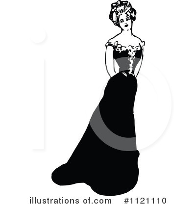 Dress Clipart #1121110 by Prawny Vintage