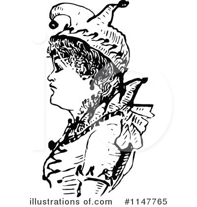 Royalty-Free (RF) Woman Clipart Illustration by Prawny Vintage - Stock Sample #1147765