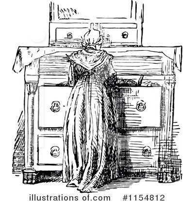 Dresser Clipart #1154812 by Prawny Vintage