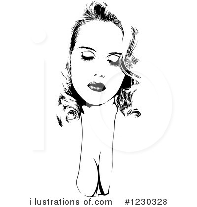 Royalty-Free (RF) Woman Clipart Illustration by dero - Stock Sample #1230328