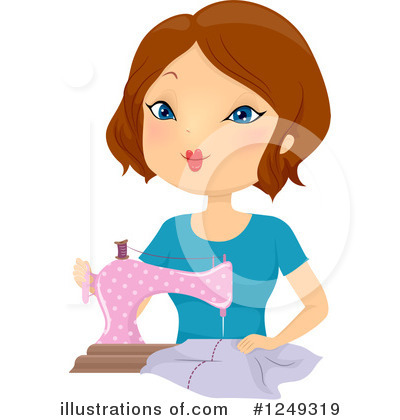Royalty-Free (RF) Woman Clipart Illustration by BNP Design Studio - Stock Sample #1249319
