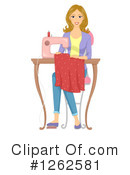 Woman Clipart #1262581 by BNP Design Studio