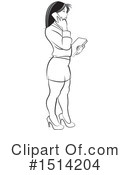 Woman Clipart #1514204 by Lal Perera