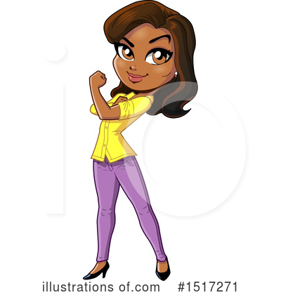 Royalty-Free (RF) Woman Clipart Illustration by Clip Art Mascots - Stock Sample #1517271