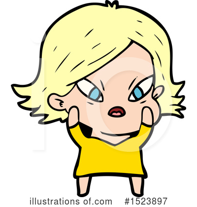 Royalty-Free (RF) Woman Clipart Illustration by lineartestpilot - Stock Sample #1523897