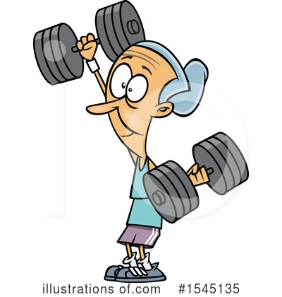 Weightlifting Clipart #1545135 by toonaday