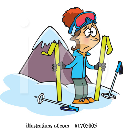 Ski Clipart #1705005 by toonaday