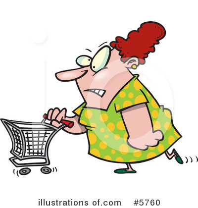 Royalty-Free (RF) Woman Clipart Illustration by toonaday - Stock Sample #5760