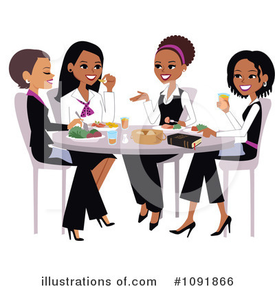 Royalty-Free (RF) Women Clipart Illustration by Monica - Stock Sample #1091866
