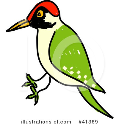 Royalty-Free (RF) Woodpecker Clipart Illustration by Prawny - Stock Sample #41369