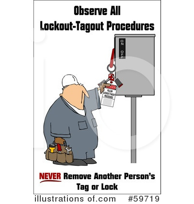 Royalty-Free (RF) Work Safety Clipart Illustration by djart - Stock Sample #59719