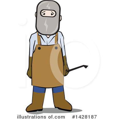 Worker Clipart #1428187 by David Rey