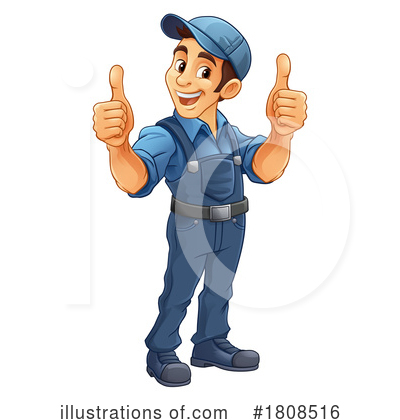 Electrician Clipart #1808516 by AtStockIllustration