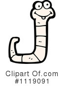 Worm Clipart #1119091 by lineartestpilot