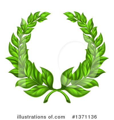 Laurel Wreath Clipart #1371136 by AtStockIllustration
