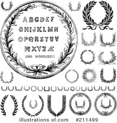 Wreaths Clipart #211499 by BestVector