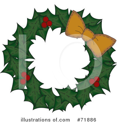 Wreath Clipart #71886 - Illustration by inkgraphics