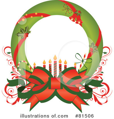 Royalty-Free (RF) Wreath Clipart Illustration by OnFocusMedia - Stock Sample #81506