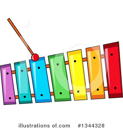 Xylophone Clipart #1145122 - Illustration by toonaday