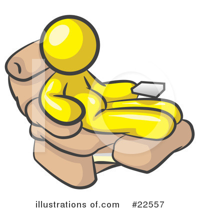 Royalty-Free (RF) Yellow Collection Clipart Illustration by Leo Blanchette - Stock Sample #22557